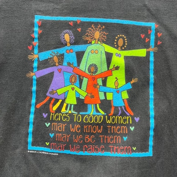 Vintage 90's black history women's tee shirt medium - Picture 2 of 5